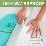 Queen Bamboo 3-Layer Waterproof Mattress Protector alternate 1