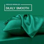 Silky Satin Queen Sheet Set 4pc Green alternate 3