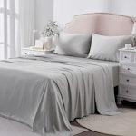 2000TC Super King 4pc Bed Sheet Set - Silver Gray thumbnail