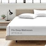 Super King Microfiber Fitted Sheet - Wrinkle-Free alternate 3