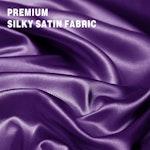 Satin Sheet Set 2000TC Queen 4pc - Purple alternate 1