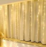 300 LED Curtain Fairy Lights, Warm White alternate 3