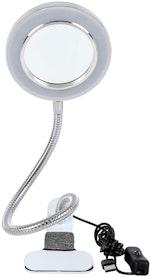LED 8X Magnifying Lamp with Clamp & USB Plug thumbnail