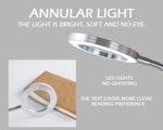 LED 8X Magnifying Lamp with Clamp & USB Plug alternate 7
