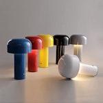 Portable Industrial Grey LED Table Lamp alternate 1