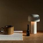 Portable Industrial Grey LED Table Lamp alternate 4