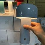 Portable Industrial Grey LED Table Lamp alternate 5