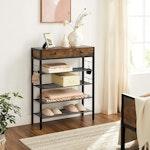 Industrial Shoe Rack with Drawers & Shelves alternate 6