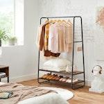 Heavy Duty Clothes Rack with Shelves & S Hooks alternate 7