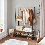 Heavy Duty Clothes Rack with Shelves & S Hooks alternate 8
