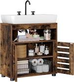 Rustic Brown Bathroom Vanity with Adjustable Shelf alternate 3