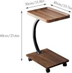 2-Layer Movable Rectangle Coffee Table alternate 2