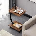 2-Layer Movable Rectangle Coffee Table alternate 6