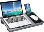 Portable Laptop Desk with Mouse Pad & Phone Holder thumbnail