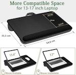 Portable Laptop Desk, Device Slot & Mouse Pad 43cm alternate 2