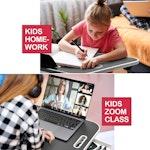 CARLA HOME Foldable Laptop Bed Desk with Storage alternate 2