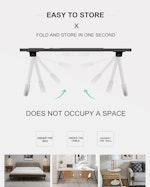 CARLA HOME Foldable Laptop Bed Desk with Storage alternate 5