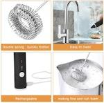 VIKUS Rechargeable Electric Milk Frother 3-Speed alternate 3