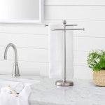 Rustic Metal Bathroom Towel Holder alternate 4