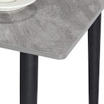 Grey Marble Square Dining Table 80cm alternate 4