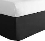 King Black Pleated Bed Skirt, 36 cm Drop thumbnail