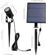 Solar Spot Lights LED 2-in-1, Waterproof IP65 alternate 1