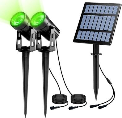 Solar Spot Lights LED 2-in-1, Waterproof IP65 cover