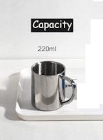 2-Pack 220ml Double-Wall Insulated Coffee Mugs alternate 1
