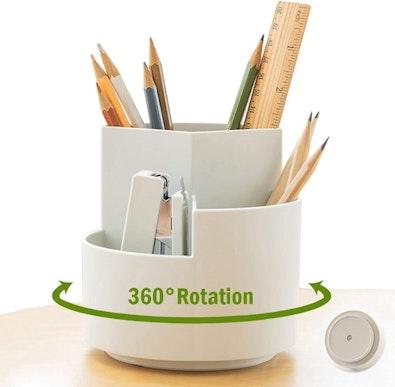 Rotating Multi-Layer Pen Holder - White cover