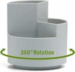 Rotating Pen Holder with 3 Layers - Grey thumbnail