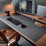 Large Felt Desk Pad & Mouse Mat 90x40cm thumbnail