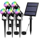 Solar Spotlights Outdoor 5W, 5-Pack, IP65 alternate 7