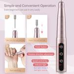 Portable Electric Nail File 30000 RPM - Pink alternate 3