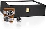 12-Slot Wooden Men's Watch Display Box alternate 6