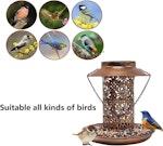 Solar Metal Hummingbird Feeder for Gardens alternate 4