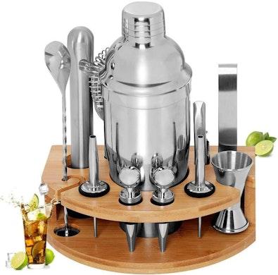 12-Piece Stainless Steel Cocktail Shaker cover
