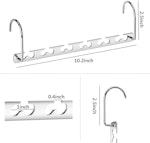 10-Pack Stainless Steel Space-Saving Hangers alternate 1