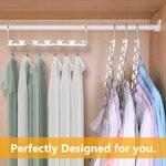 10-Pack Stainless Steel Space-Saving Hangers alternate 5