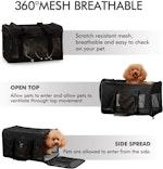 Air-Approved Cat & Dog Carrier, Large - Black alternate 1
