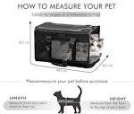 Air-Approved Cat & Dog Carrier, Large - Black alternate 2