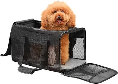 Air-Approved Cat & Dog Carrier, Large - Black cover