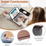Laptop Lap Desk for 15.6 Notebook - Wood Grain alternate 2