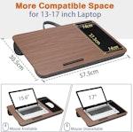 Laptop Lap Desk for 15.6 Notebook - Wood Grain alternate 3