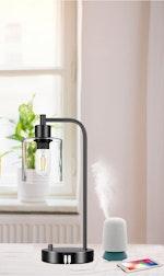 2-Pack Industrial Table Lamp with USB Ports alternate 8