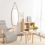VIKUS White Nesting Side Tables, Set of 2 alternate 4