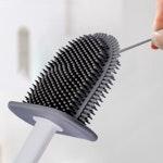 2-in-1 Silicone Toilet Brush with Holder alternate 3