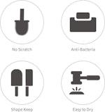 2-in-1 Silicone Toilet Brush with Holder alternate 4