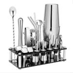 VIKUS 23-Pc Stainless Steel Cocktail Shaker Set alternate 8