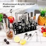 VIKUS 23-Pc Stainless Steel Cocktail Shaker Set alternate 3
