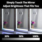Hollywood LED Makeup Mirror,Smart Touch Control alternate 5